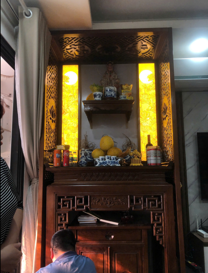 Đèn thờ hào quang phật chưa tới 800k